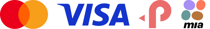 Mastercard, Visa, Paynet, MIA